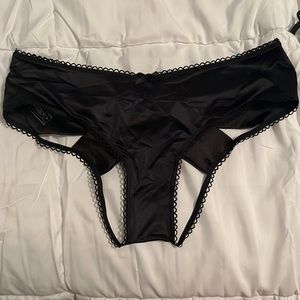 black bow panties